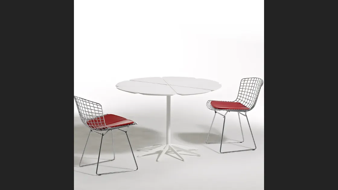 Tavolo da giardino Petal Dining Table in Nylon e metallo di Knoll